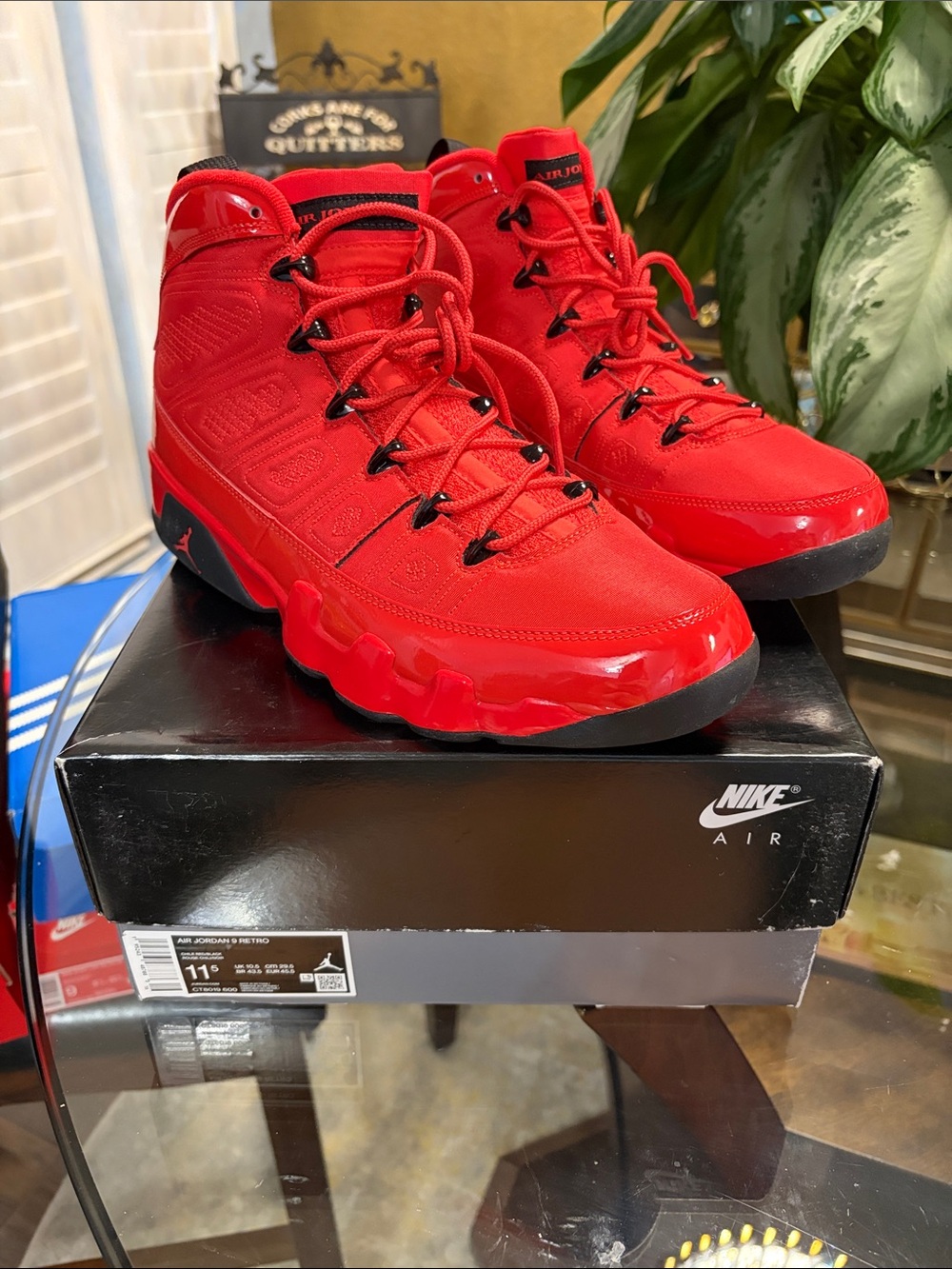 Nike AJ 9 Retro Chili Red 11.5 NEW , in hand